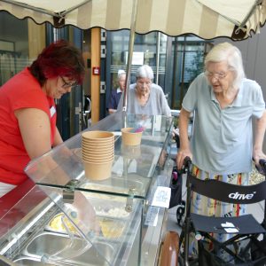 Eiswagen im Rudolf-Walter-Haus