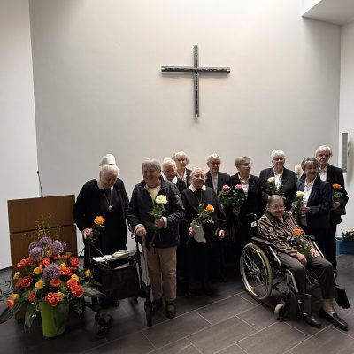 Jubilarinnen im Gottesdienst